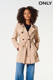 ONLY Camel Trench Coat (Q10131) | €51