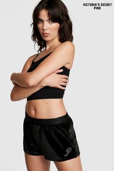 Pure Black Diamante Velvet - Roza spalne kratke hlače Victoria's Secret (Q10356) | €30