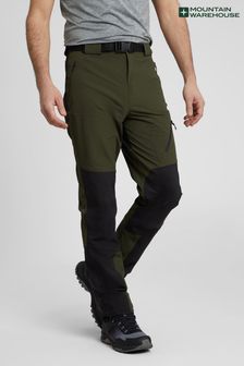Mountain Warehouse Green Forest Mens Water-Resistant Trekking Trousers (Q10500) | CA$183