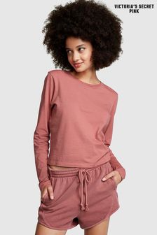 Victoria's Secret PINK Soft Begonia Pink Fleece Elevated Fleece Short (Q10549) | kr530