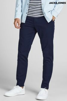 Mornarsko modra - Ozke chino hlače Jack & Jones (Q10869) | €16