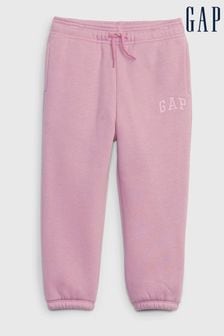 Gap Pink Print Logo SherpaLined Joggers (Q11771) | €11.50