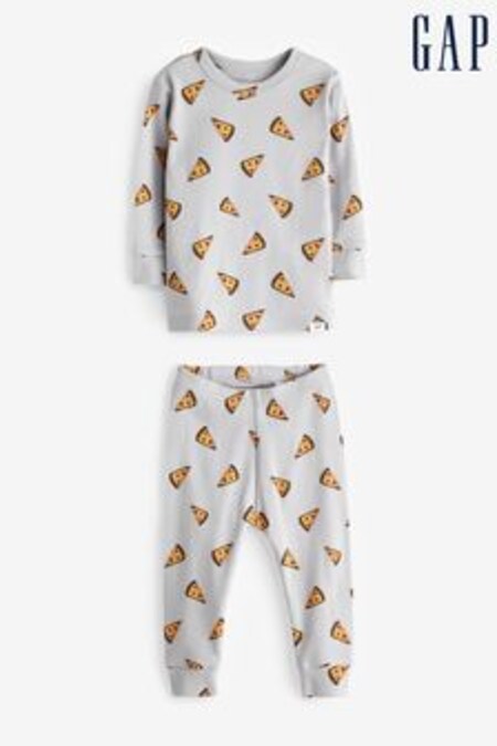 Pijamale Imprimeuri Mânecă lungă pizza Gap (Q11794) | 122 LEI
