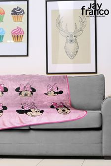 Jay Franco Pink Minnie Mouse Disney Silk Touch Throw - 130X150Cm (Q12043) | $42
