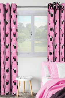 Jay Franco Pink Minnie Mouse 183x168 cm Disney Printed Curtains (Q12061) | $75