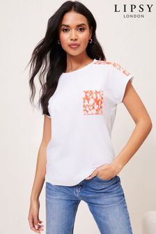 Multi - Lipsy Blocked T-shirt (Q12603) | BGN37