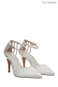 Rainbow Club Ivory Wedding Kennedy Strappy Stiletto Heel Bridal Court Shoes (Q12718) | $144