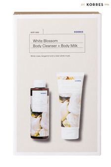 Korres White Blossom Body Milk Cleanser Set (Q12939) | €26