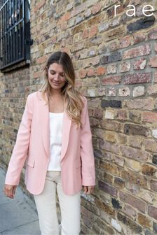Rae Pink Relaxed Blazer (Q12963) | $66