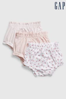 Gap Pink Baby First Favorite 100% Organic Cotton Pull-On Shorts 3-Pack (Q13808) | 32 €