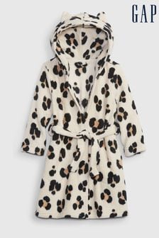 Gap Cream Leopard Print Dressing Gown (Q13831) | kr293