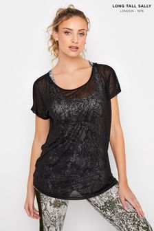 Long Tall Sally Black Snake Print Active 2 In 1 Top (Q14281) | 38 €