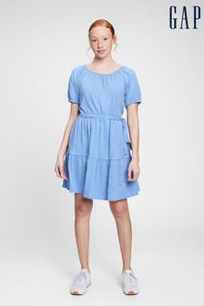 Gap Blue ForeverSoft Tiered Dress (Q14507) | €30