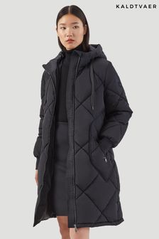 Kaldtvaer Black Sno Quilted Belted Coat (Q16534) | €70