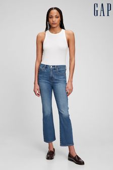 Gap Mid Wash Blue High Waisted Kick Fit Jeans (Q17604) | €33