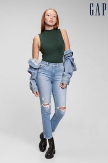 Gap Light Blue High Rise Vintage Slim Jeans (Q17605) | 51 €