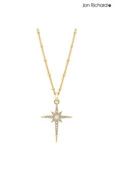 Jon Richard Gold Plated Opal and Cubic Zirconia Pendant Necklace (Q17882) | €20