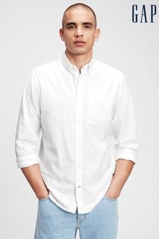 Bianco - Camicia Gap Oxford in vestibilità standard (Q18554) | €52