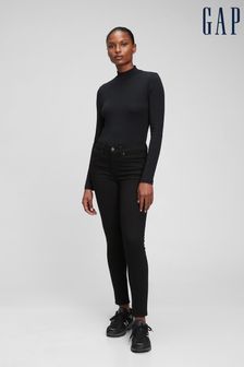 Gap Black Mid Rise True Skinny Jeans (Q18572) | €40