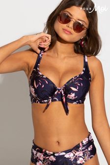 Pour Moi Blue Orchid Luxe Underwired Non Padded Top (Q18648) | kr453
