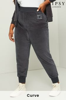 Серый - Спортивные брюки из велюра Lipsy (Q18728) | €27