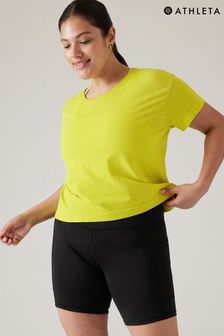 Желтый - Athleta футболка с бесшовной сеткой Ether (Q18732) | €59