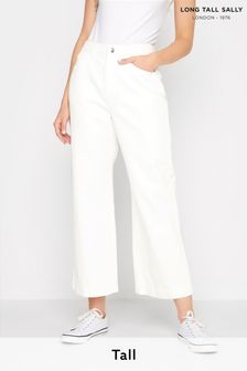 Long Tall Sally Denim Cropped-Jeans mit weitem Beinschnitt (Q19167) | 54 €