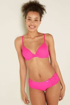 Victoria's Secret PINK Atomic Pink Lace Push Up T-Shirt Bra (Q19340) | €42