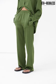 4th & Reckless Green Joline Wide Leg Trousers (Q19566) | 25 €