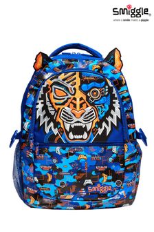 Smiggle Blue Hey There Classic Attachable Backpack (Q19948) | OMR17