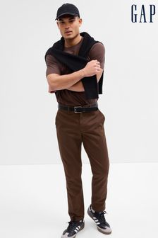 Gap Dark Brown Chinos in Skinny Fit with Washwell (Q21082) | €53