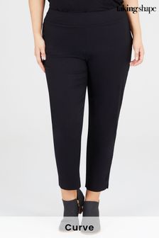 Taking Shape Black Curve Editorial Trouser Elasticated Straight Fit (Q21305) | €52
