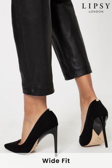 Lipsy Black Wide FIt Comfort High Heel Court Shoes (Q21419) | kr495