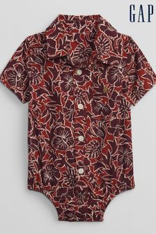 Gap Red Print Pocket Bodysuit (Q21533) | 6 €