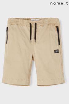 Name It Neutral Woven Cargo Shorts With Adjustable Waist (Q22653) | INR 2,205
