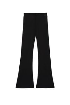 Victoria's Secret PINK Pure Black Fleece Flare Jogger (Q22656) | kr920