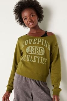 Victoria's Secret PINK Cropped-Sweatshirt aus Fleece (Q23762) | 67 €