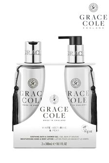 Grace Cole White Nectarine  Pear Body Care Duo Set 2x300ml (Q24076) | €22.50