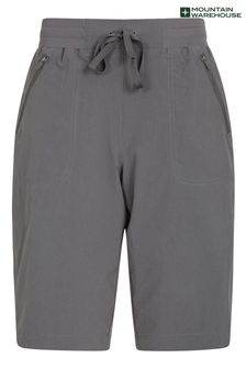 Mountain Warehouse Grey Explorer Womens Long Shorts (Q24398) | €31