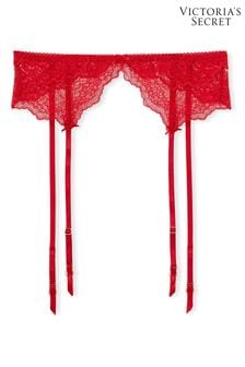 Victoria's Secret Lipstick Red Lace Suspenders (Q24523) | €40