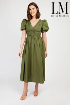 Little Mistress Green Tie Midaxi Dress (Q26227) | 205 zł