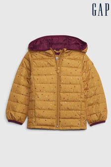 Gap Yellow Print Water Resistant Recycled Lightweight Puffer Jacket (Q26404) | €23