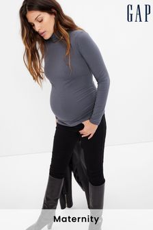 Gap Grey Maternity Lenzing Modal Funnel-Neck T-Shirt (Q26521) | 39 €