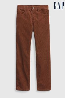 Boys' GAP Brown Plain Trousers | Next Cyprus