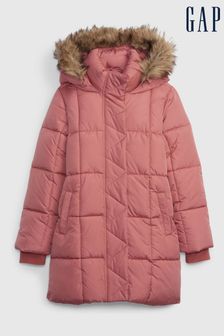 Gap Pink Heavy Weight Parka Coat (Q26578) | 83 €