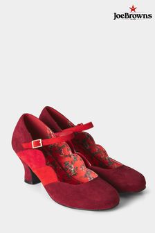 Joe Browns Red Art Deco Style Mary Jane Shoes (Q26908) | €41