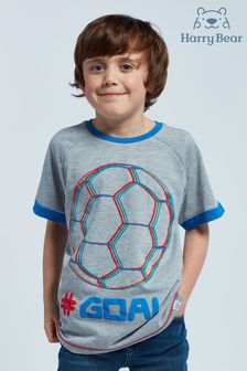 Harry Bear Grey Boys Football T-Shirt (Q27123) | 19 €
