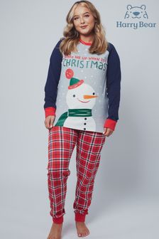 Pijamale cu model om de zăpadă Harry Bear - Femei (Q27125) | 223 LEI