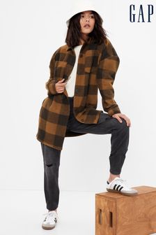 Gap Brown Check Shacket (Q27175) | €38