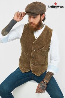 Joe Browns Brown Cord Workwear Style Waistcoat (Q27501) | 76 €